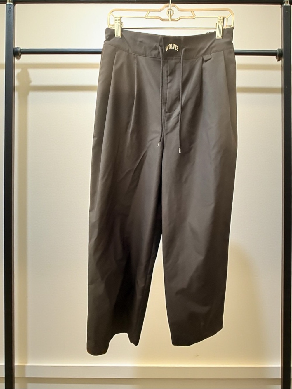 Darc NAMESAKE Wolves Wide Leg Pleated Drawstring Pants Limited Edition 133/1000
